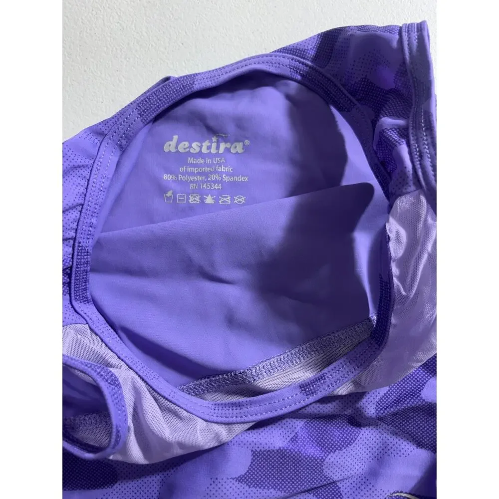 Destira Purple Camo Gymnastics Leotard Size Child Small